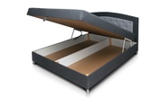 Кровать с матрасом Пенни 140х200 Серый (Подъемный механизм, ниша) lzh-penni-140 фото 2