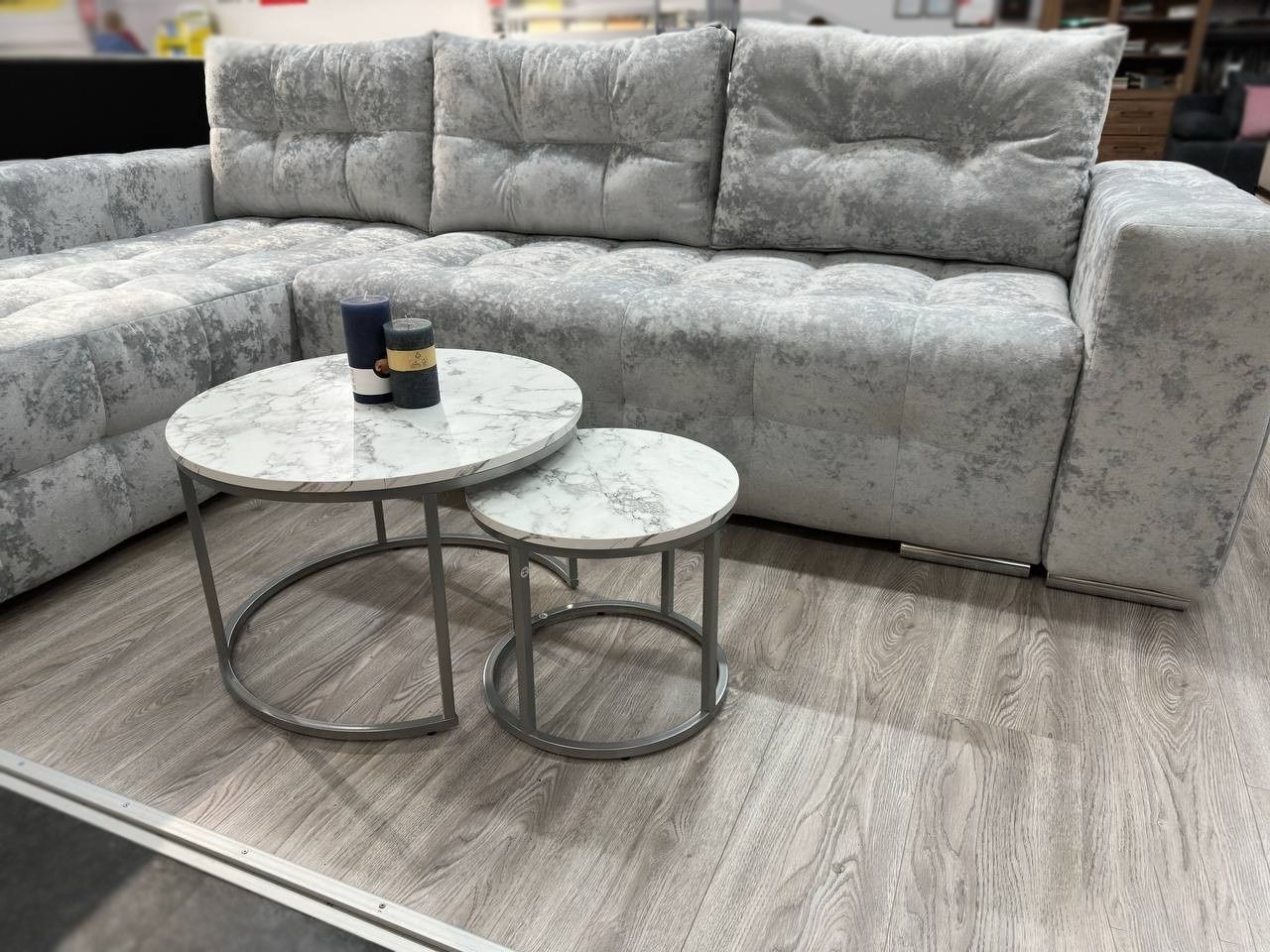 Диван Бостон VIP 296х210см (Угловой, Велюр, Ламели, Коричневый, Левый) GPKBSTVIP-L-Malibu14 фото