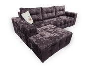 Диван Бостон VIP 296х210см (Угловой, Велюр, Ламели, Коричневый, Левый) GPKBSTVIP-L-Malibu14 фото 13