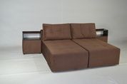 Диван Твінс 275х110см (Трансформер, Замша, Кремовий) BLKDTTWN-21jp фото 6