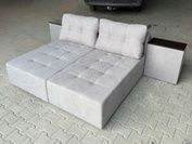 Диван Твінс LUX 275х110см (Трансформер, Велюр, Сірий) TwinsLux-Siryj фото 6
