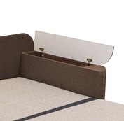 Двухспальный диван Гранд 200х100см (ППУ 28, Холлофайбер, МДФ) Бежевый GPdgrn-21 фото 5