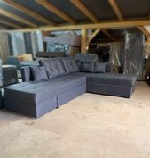 Диван Сорренто 290х210см (Кутовий, Велюр, Сірий, Лівий) BLKDCT-8L фото 13
